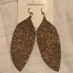 New leather earrings